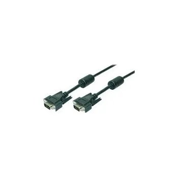 Video kabel LOGILINK video CABLE, VGA (T) na VGA (T), 5m, dvojitě stíněný, černý, "CV0003" (zelená známka 0,8 lei)