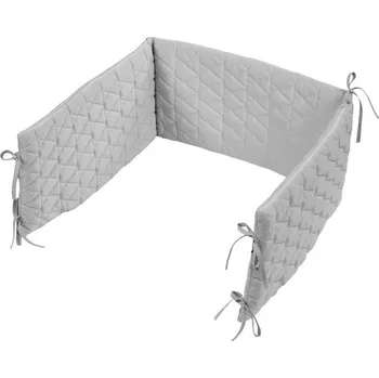mantinel do postýlky KLUPS Mantinel do postýlky 180x30 cm Velvet Grey