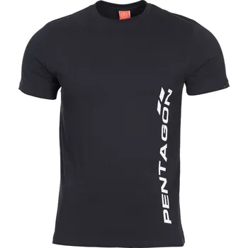 Pánské tričko Pentagon Vertical černé
