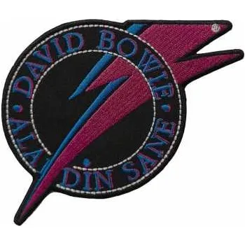 Nášivka Merch David Bowie: Nášivka Aladdin Sane