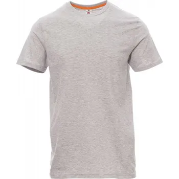 Pánská mikina Payper Pánské tričko SUNSET MELANGE Barva: ŠEDÁ MELANŽOVÁ, Velikost: 5XL