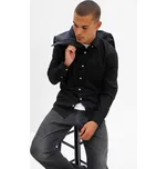 Košile GAP Longsleeve Slim-Fit Stretch Poplin Shirt Black 4 S