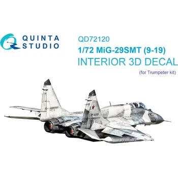 Plastikový model Quinta studio 1/72 MiG-29SMT 9-19 3D-Print.&col.Interior (TRUMP)