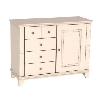 Komoda Jitona Georgia komoda, 1 dveře, 4 zásuvky