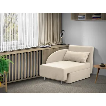 Pohovka Nabytekmorava Rozkládací křesílko Rony s úložným prostorem Barva: Krémová