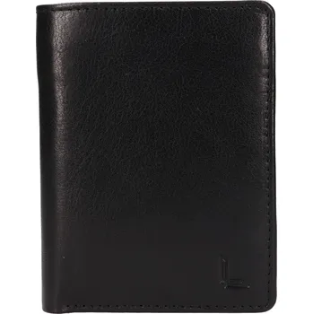 Peněženka Pánská kožená peněženka Lagen Flynn - černá