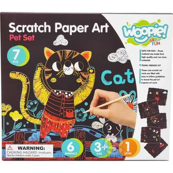 kreativní sada WOOPIE Kreativní sada - Vyškrabávací obrázky 7ks