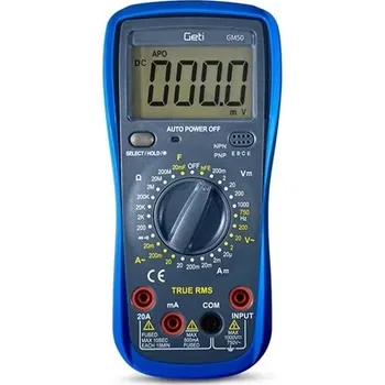 Multimetr DIGITÁLNÍ MULTIMETR GETI GM50G