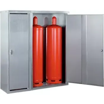 Skříň pro skladování malých tlakových láhví, 132 × 40 × 143,5