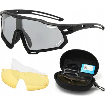 Vybavení pro přežití Sportovní polarizační fotochromatické sluneční brýle světle černá (Ideální pro jízdu autem, lyžování, běh, dlouhé procházky za slunečního dne atd. Tyto brýle skvěle fungují i při řízení auta za slunečných dnů a dokonale snižují sluneční paprsky, což zajiš