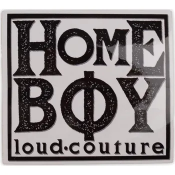 samolepka homeboy Samolepka logo rectangle sticker black/white