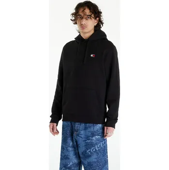 Pánská mikina Mikina Tommy Jeans Reg Badge Hoodie Black M