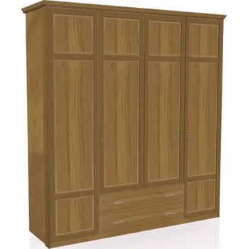 Šatní skříň Jitona Piano šatní skříň, 4 dveře, 2 zásuvky