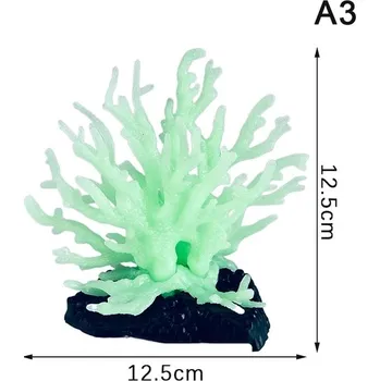 Dekorace do akvária Akvarijní dekorace mořské krajiny | Umělá akvarijní rostlinka - A3