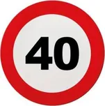 Papírový talíř dopravní značka 40 23 cm…