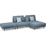 B2B Partner Modulová sedací souprava MICHELLE, modrošedá