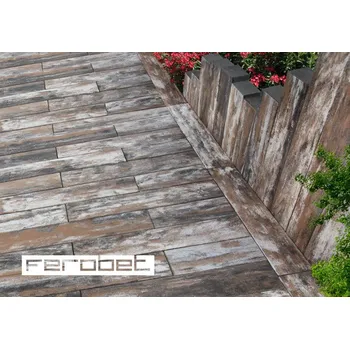 Zahradní obrubník FEROBET Palisáda QUADRA 25 - 15*15*25cm - Standard Capua
