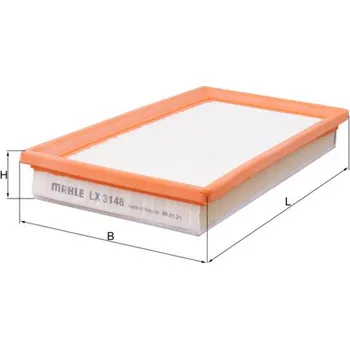 Vzduchový filtr Vzduchový filtr KNECHT LX 3148