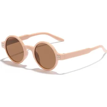 Sluneční brýle Retro kulaté sluneční brýle - Pomerančový čaj