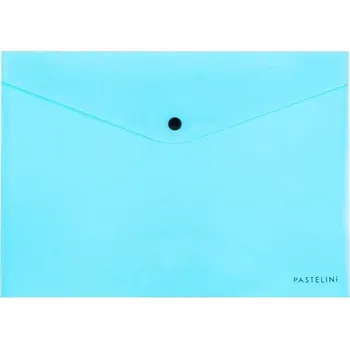 Zakl.pouzdro s drukem Pastelini - A4, modré, 1 ks