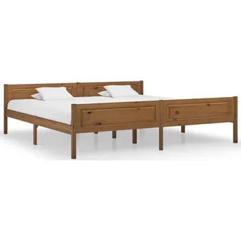 Nábytek vidaXL Marketos Rám postele masivní borové dřevo medově hnědý 200 x 200 cm