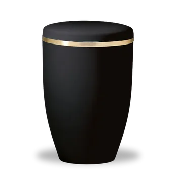 Smuteční dekorace Kovová urna Emelia - Černá