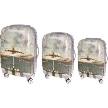 Sada 3 kufrů skořepinových (letiště)