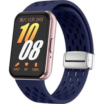 Příslušenství k chytrým hodinkám Sportovní Silikonový Pásek Samsung Galaxy Fit 3 Barva: Modrá