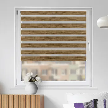 Roleta FEXI Zatemňovací Roleta Den a noc, Oriental modřín, AA 107n v POLO kazetě, 150x30 cm