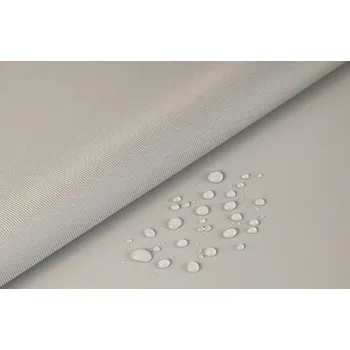 Orbytex Kočárkovina metráž šíře 160 cm, nepromokavá látka - světle šedá