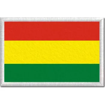 Vlajka Pelisport Bolívijská tištěná nášivka 6 x 4 cm