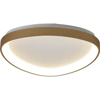 Mantra 8635 Niseko II, trojúhelníkové zlaté stropní svítidlo LED 50W, 2700-5000K, dálk. ovládání, 61x61cm