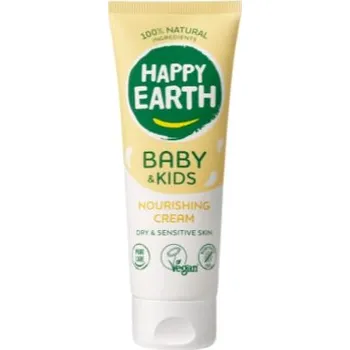 Pleťový krém Přírodní baby & kids jemný a vyživující krém pro suchou a citlivou pokožku Happy Earth 75ml