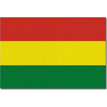 Vlajka Pelisport Bolívijská vlajka tištěná 6 x 4 cm