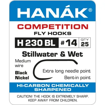 Rybářský háček HANÁK - Háčky H230BL - vel.16