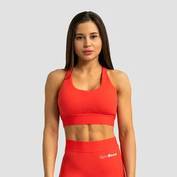 Podprsenka GymBeam Sportovní podprsenka Limitless Hot Red XL červená