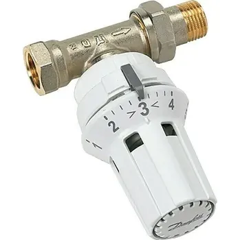 Hlavice pro radiátor Danfoss Termostatická hlavice s ventilem, M30 × 1,5, přímý, 3/8" TV12DFD