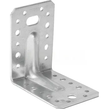 Tesařské kování MARK KYRC Úhelník s prolisem s elipsou 90x90x65x2.5