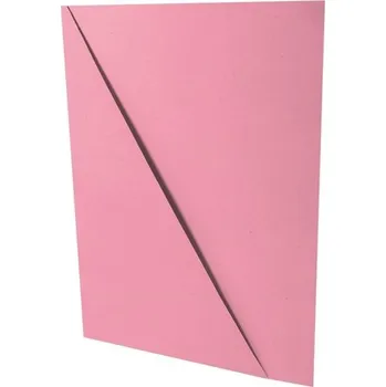 Zakládací desky s roh.kapsou,A4,kart.,růž.,1 ks