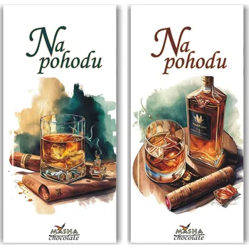 Čokoláda Masha Vintage sporty car Hořká čokoláda 100g