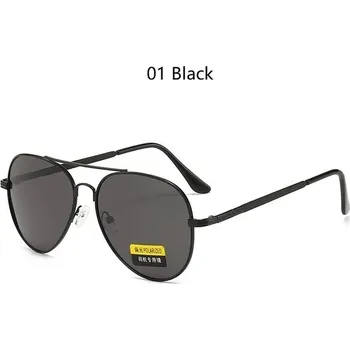 Luxusní pilotní polarizační sluneční brýle UV400 - 01 Černá-29