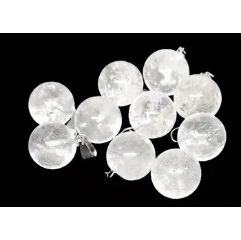 Přívěsek Křišťálový přívěsek kulička cca 1,5 cm