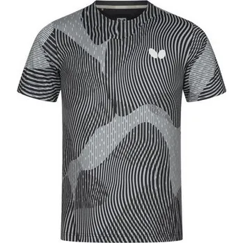 Pánské oblečení Tričko BUTTERFLY Kariya černé černá XXXL