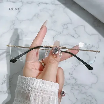 Brýle na čtení Módní antireflexní optické brýle na čtení unisex - -3.5,Zlato