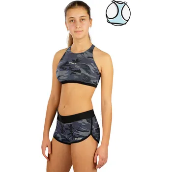 Dívčí plavky Dívčí plavky LITEX sportovní top šedý Velikost: 134