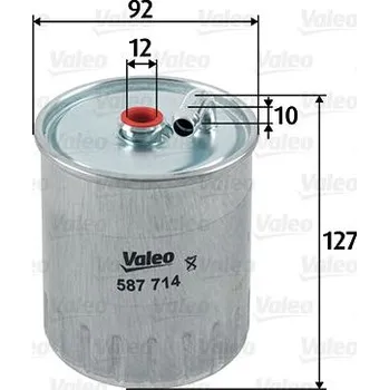 Palivový filtr Palivový filtr VALEO 587714