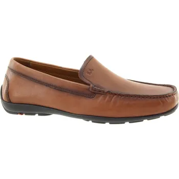 Pánské polobotky LLOYD Pánské hnědé kožené mokasíny 13-422-03-BRANDY-247 Velikost 42