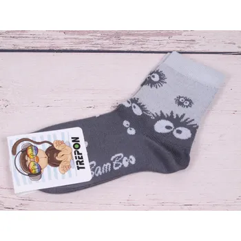 české bambusové ponožky TREPON OKÁČ šedé velikosti ponožek: 16-18 ( EUR vel. 24-27)