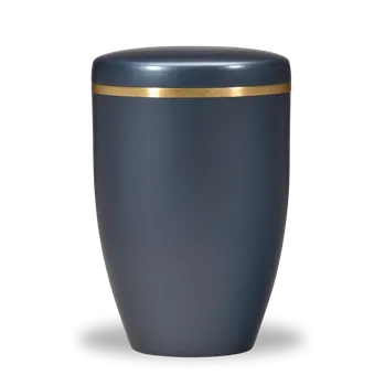 Smuteční dekorace Kovová urna Emelia - Modrá