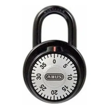 Visací zámek Visací zámek s otočnou číselnou kombinací (průměr třmenu 7 mm), abus